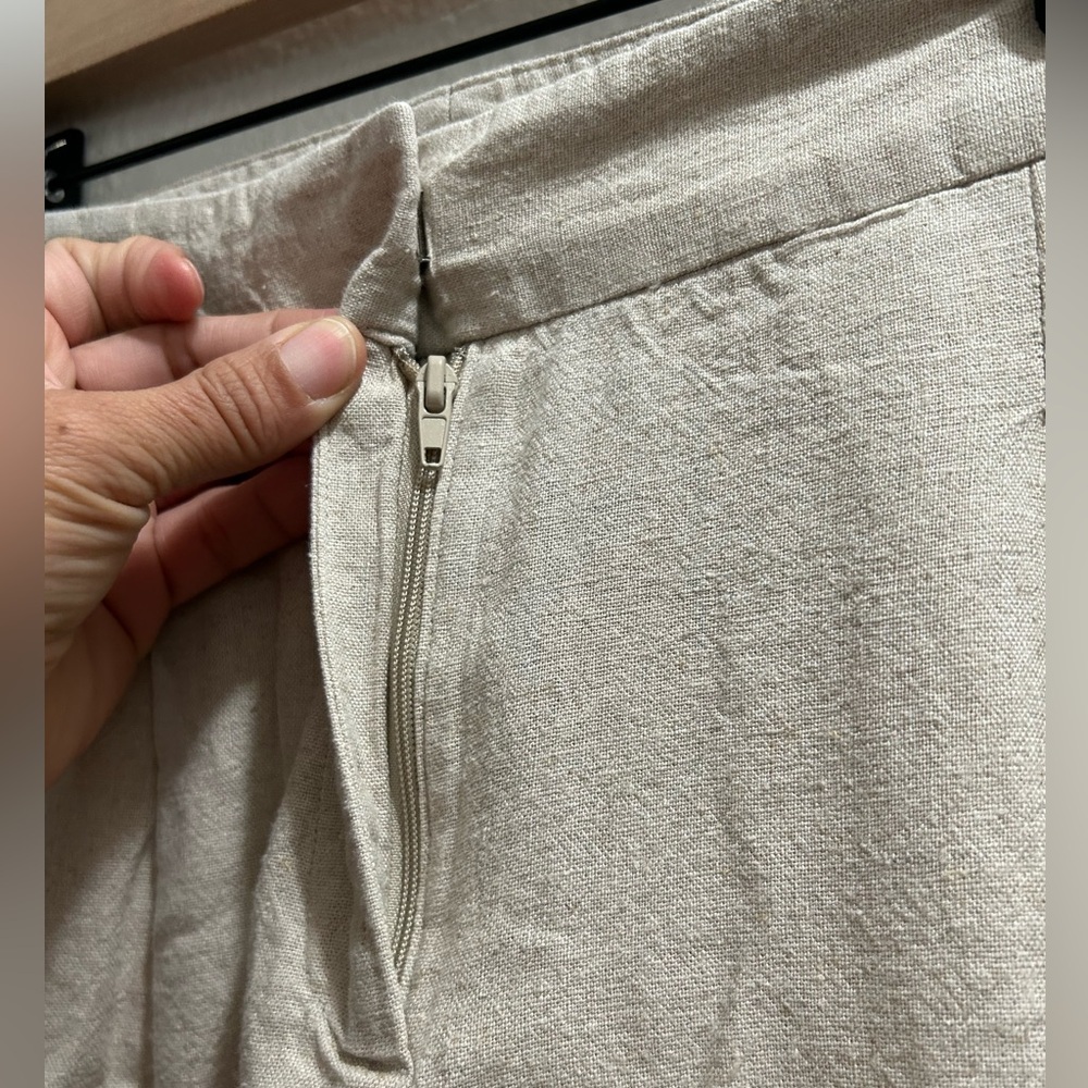 Zara Beige Cropped Jacket & High-Waist Trousers Set - Picture 5 of 8